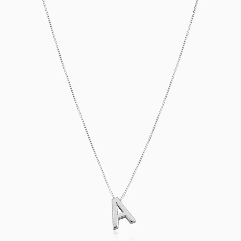 Love letter initial necklace