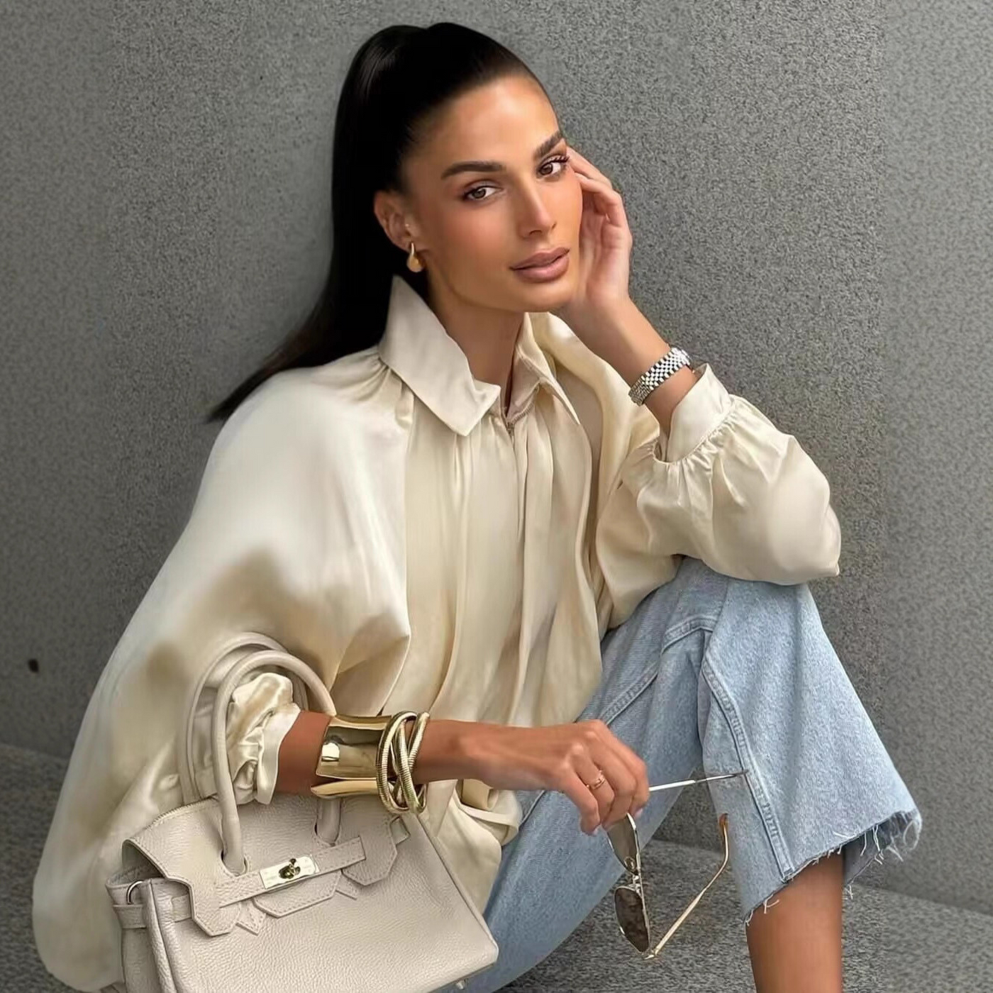 Charlize | VintageBomber Jacket