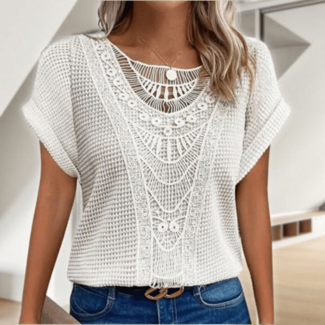 Estelle - Elegant Ibiza-Style Blouse