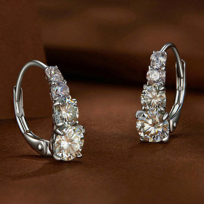 Carol four stone earrings