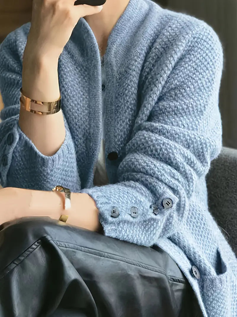 Hannah | Cozy Knitted Sweater Jacket