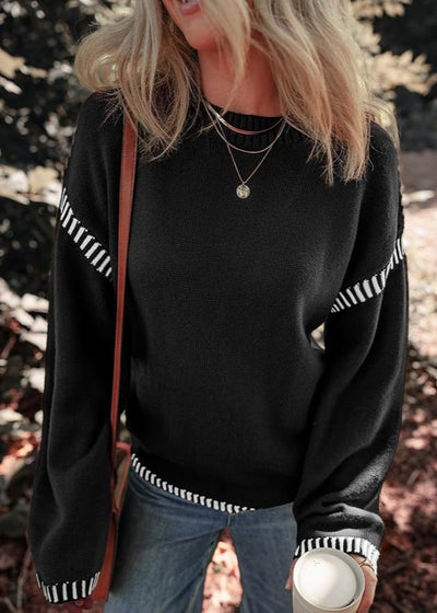 Marisa - Chic Contrast Sweater