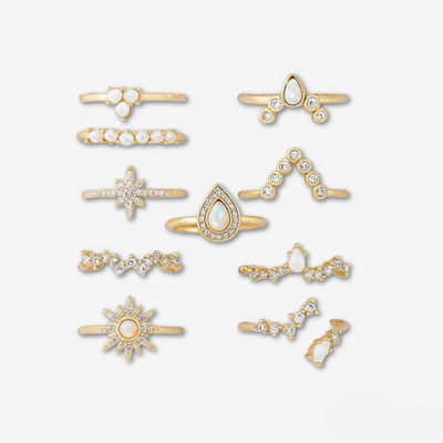 Unique Premium Pack of 8 to 12 Rings