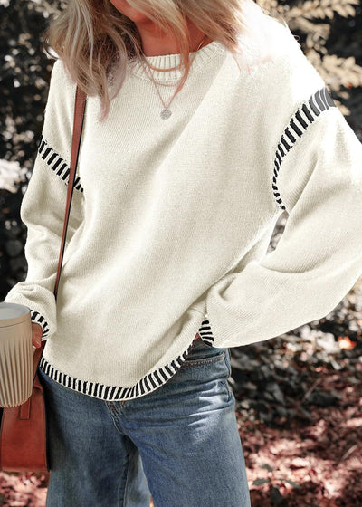 Marisa - Chic Contrast Sweater