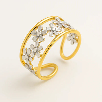 Hollow Daisy Ring