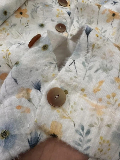 Bristal - Cozy Meadows Floral Buttoned Cardigan