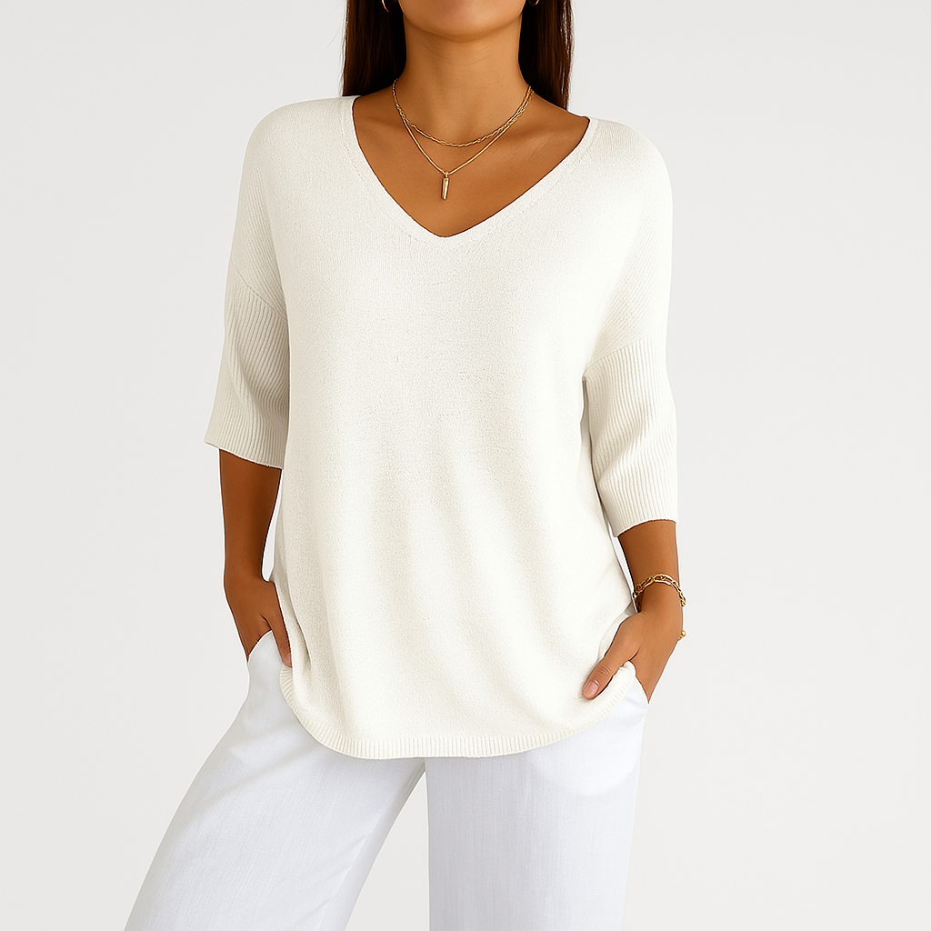 LEA | V-NECK SWEATER