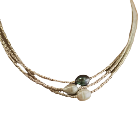 Vintage Natural Pearl Necklace