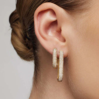 Icon Pavé Hoops