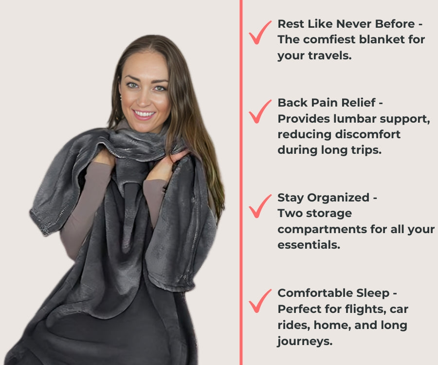 FlyHugz® Blanket & Comfort Bag