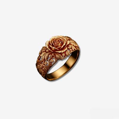 Golden Flower Ring