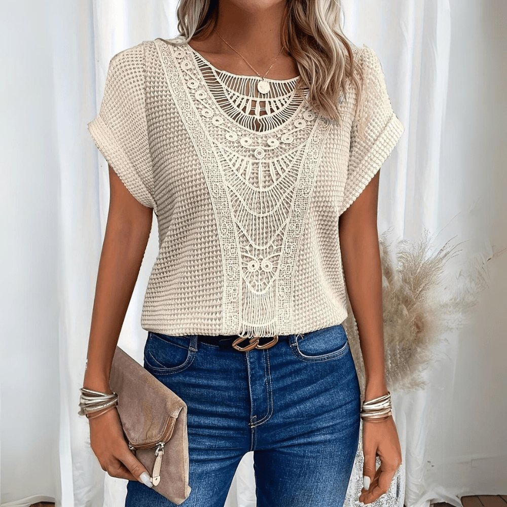 Estelle - Elegant Ibiza-Style Blouse