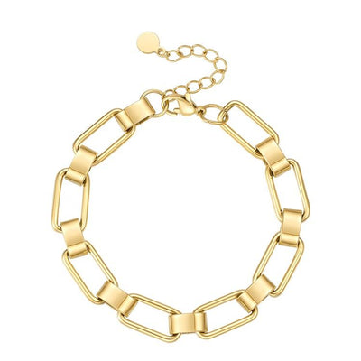 Luxe Rectangular Chain Bracelet