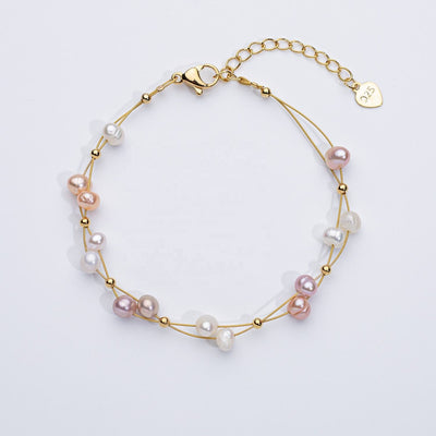 Freshwater Pearl Weaving Bracelet