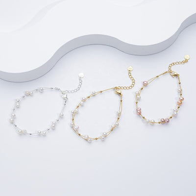 Freshwater Pearl Weaving Bracelet