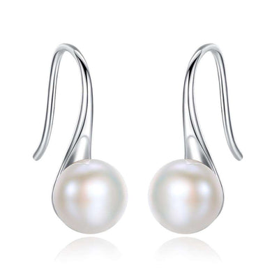 Shell Pearl Drop Earrings