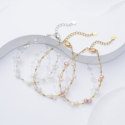 Freshwater Pearl Weaving Bracelet