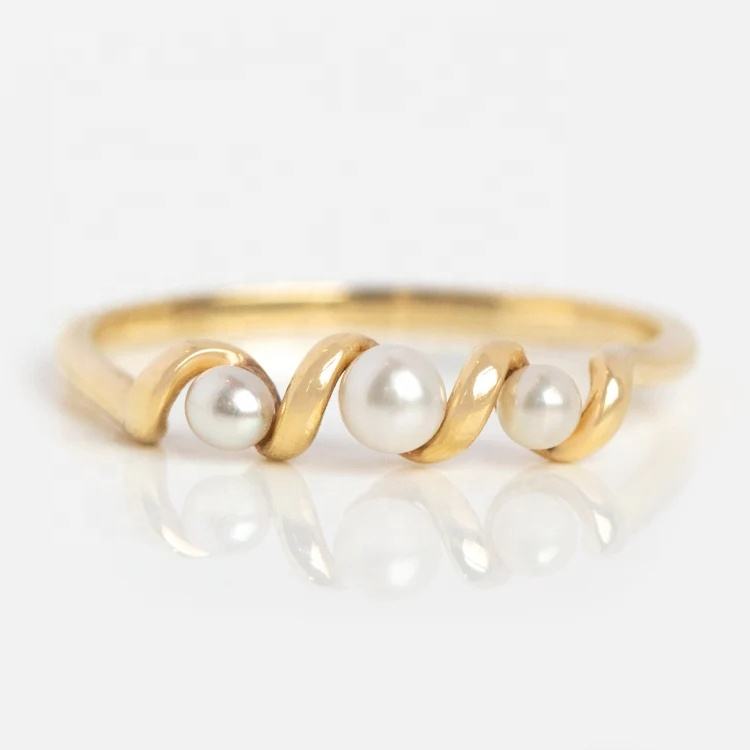 Stacking Freshwater Pearl Ring