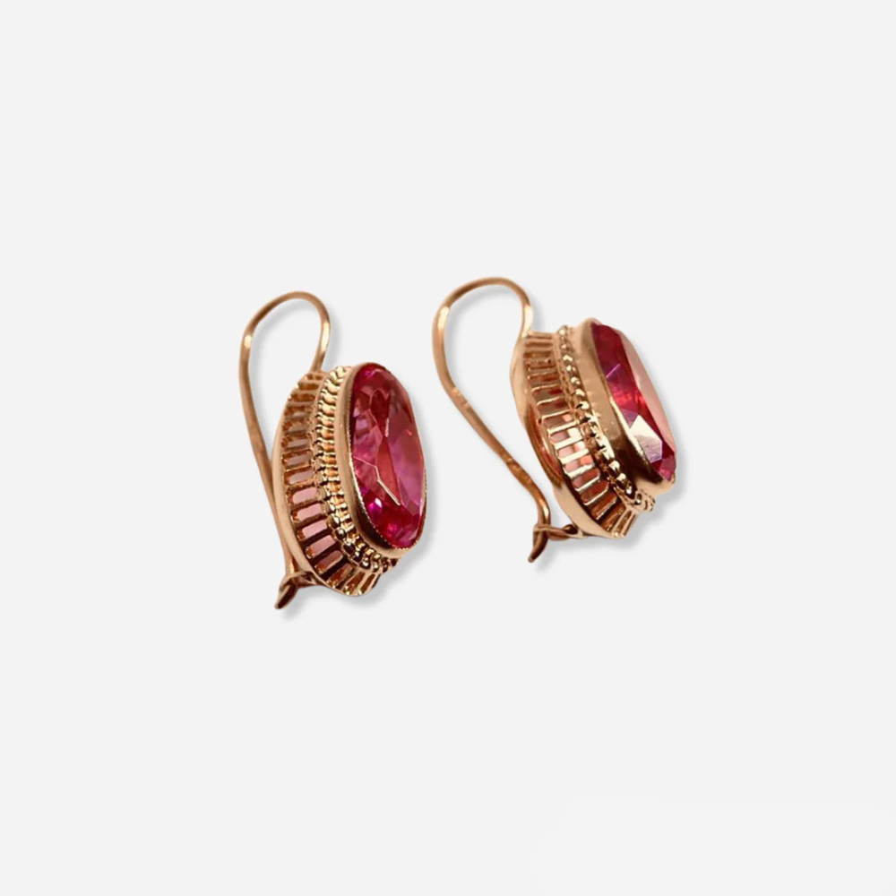 Rose Gold Vintage Earrings