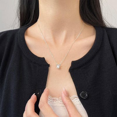 Butterfly Pearl Necklace