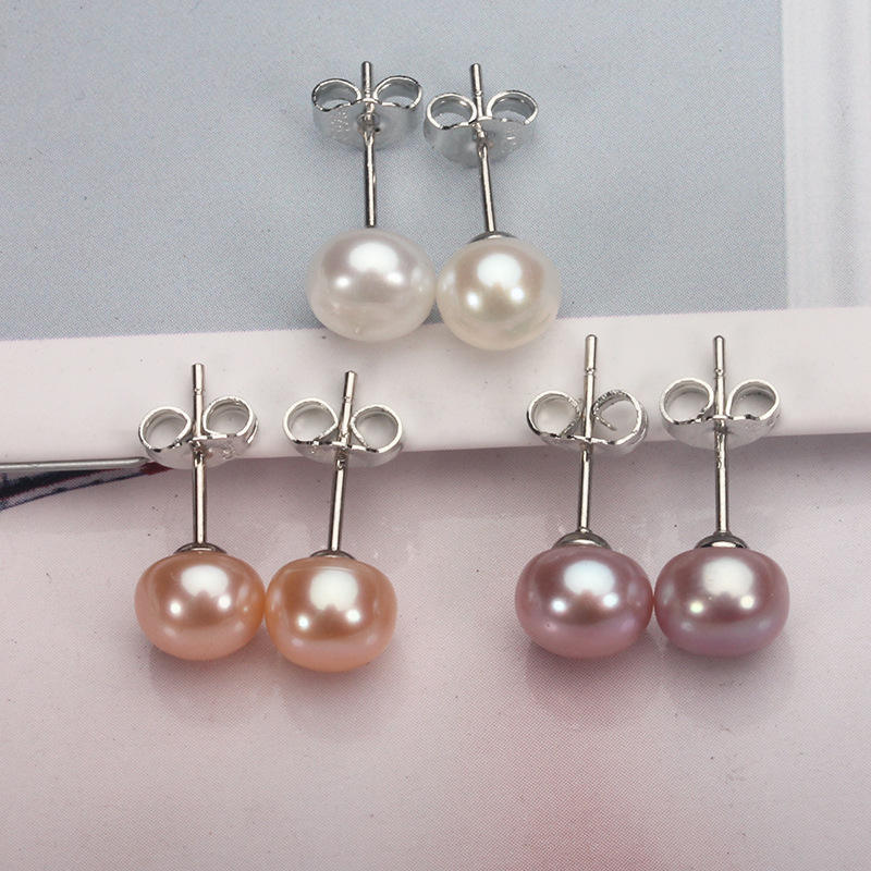 Freshwater Pearl Stud Earrings