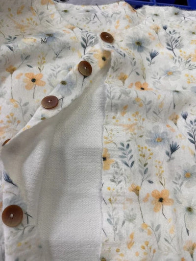 Bristal - Cozy Meadows Floral Buttoned Cardigan