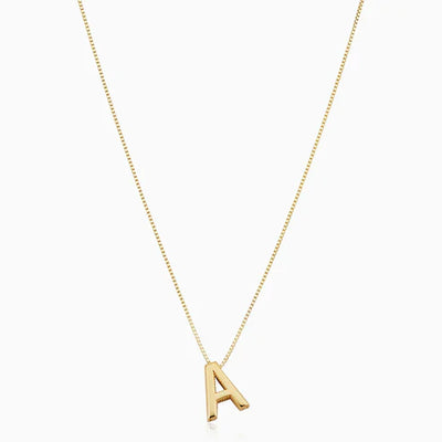 Love letter initial necklace