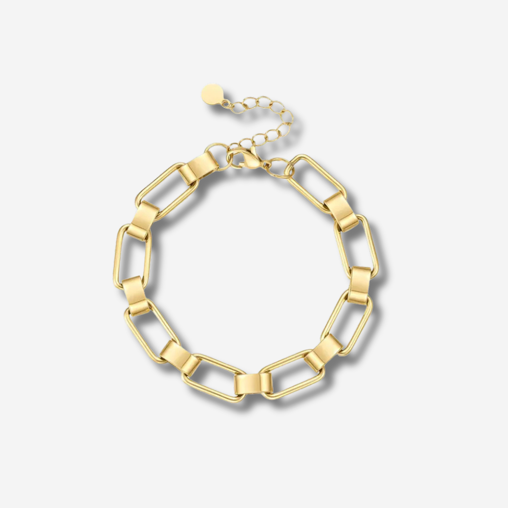 Luxe Rectangular Chain Bracelet