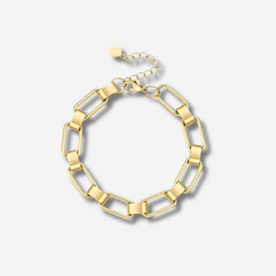 Luxe Rectangular Chain Bracelet