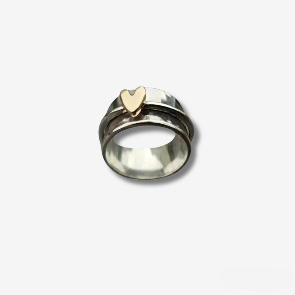 Melody | Elegant Silver Heart Ring