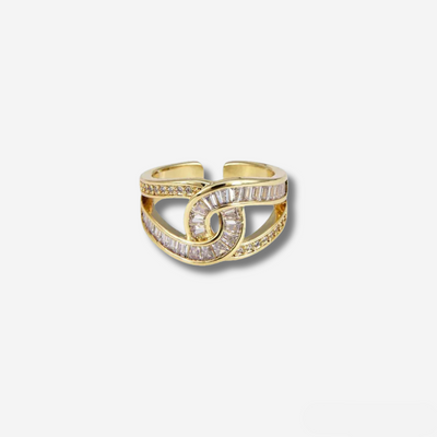 Elegant Knotted Adjustable Ring