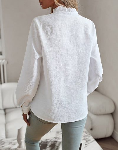 ARIA - RUFFLE LONG SLEEVE SHIRT