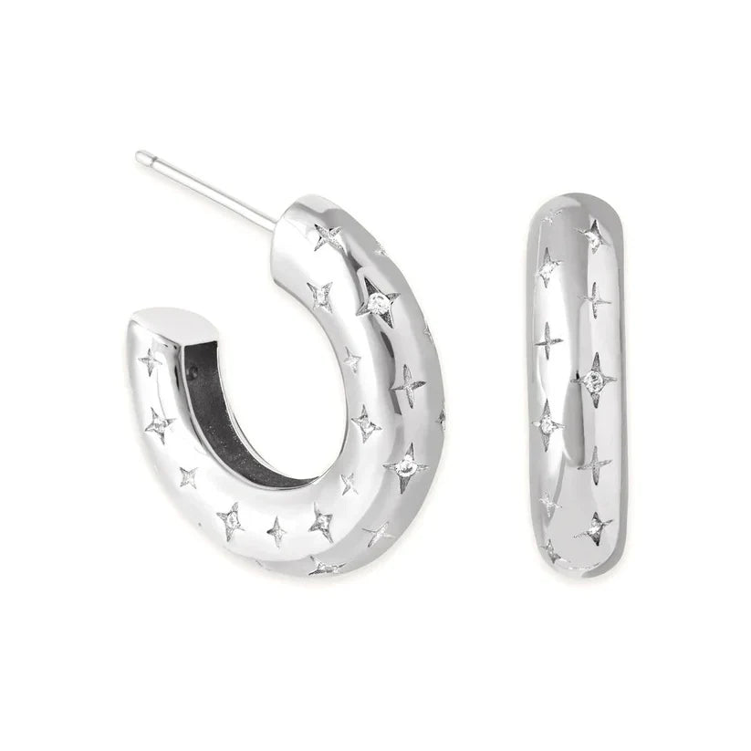 Cosmic Hoop Earrings