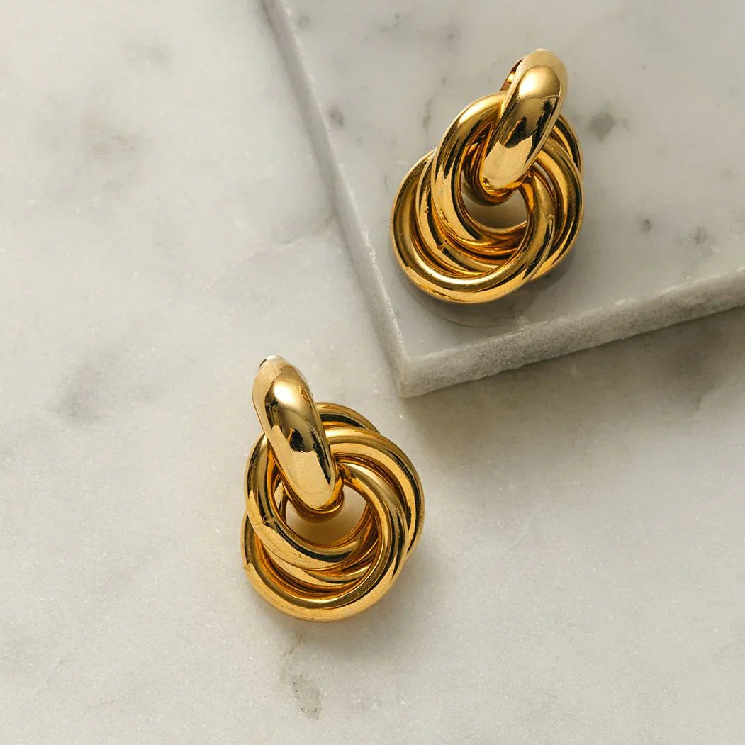 Statement Interlocking Earrings