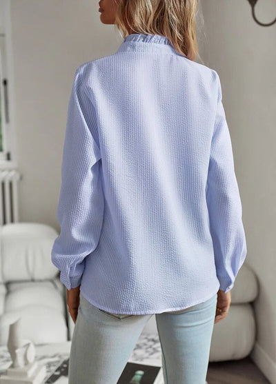 ARIA - RUFFLE LONG SLEEVE SHIRT