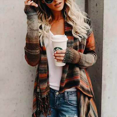 Elizabeth - Autumn Open Front Cardigan