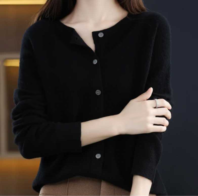 Christine - Cozy Button-Up Cardigan