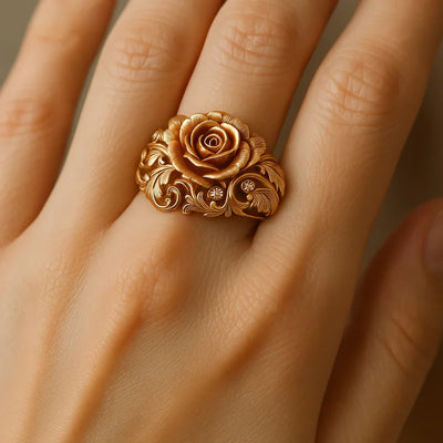 Golden Flower Ring