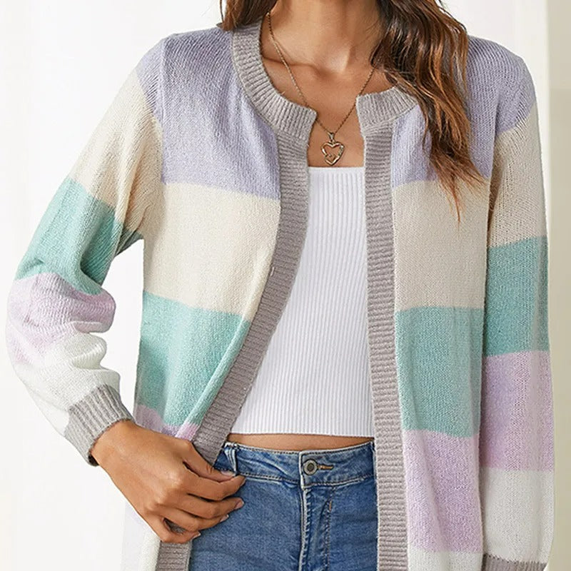 Deborah - Striped Cardigan