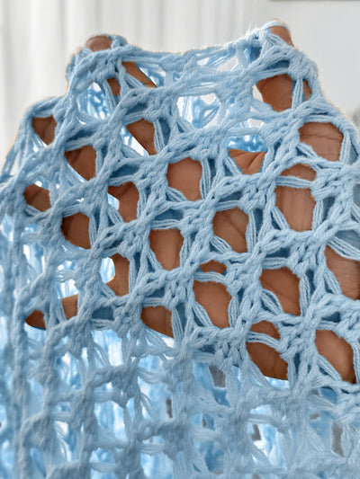 FLORIANA – OPEN KNIT BLOUSE