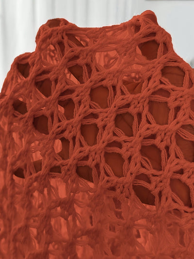 FLORIANA – OPEN KNIT BLOUSE