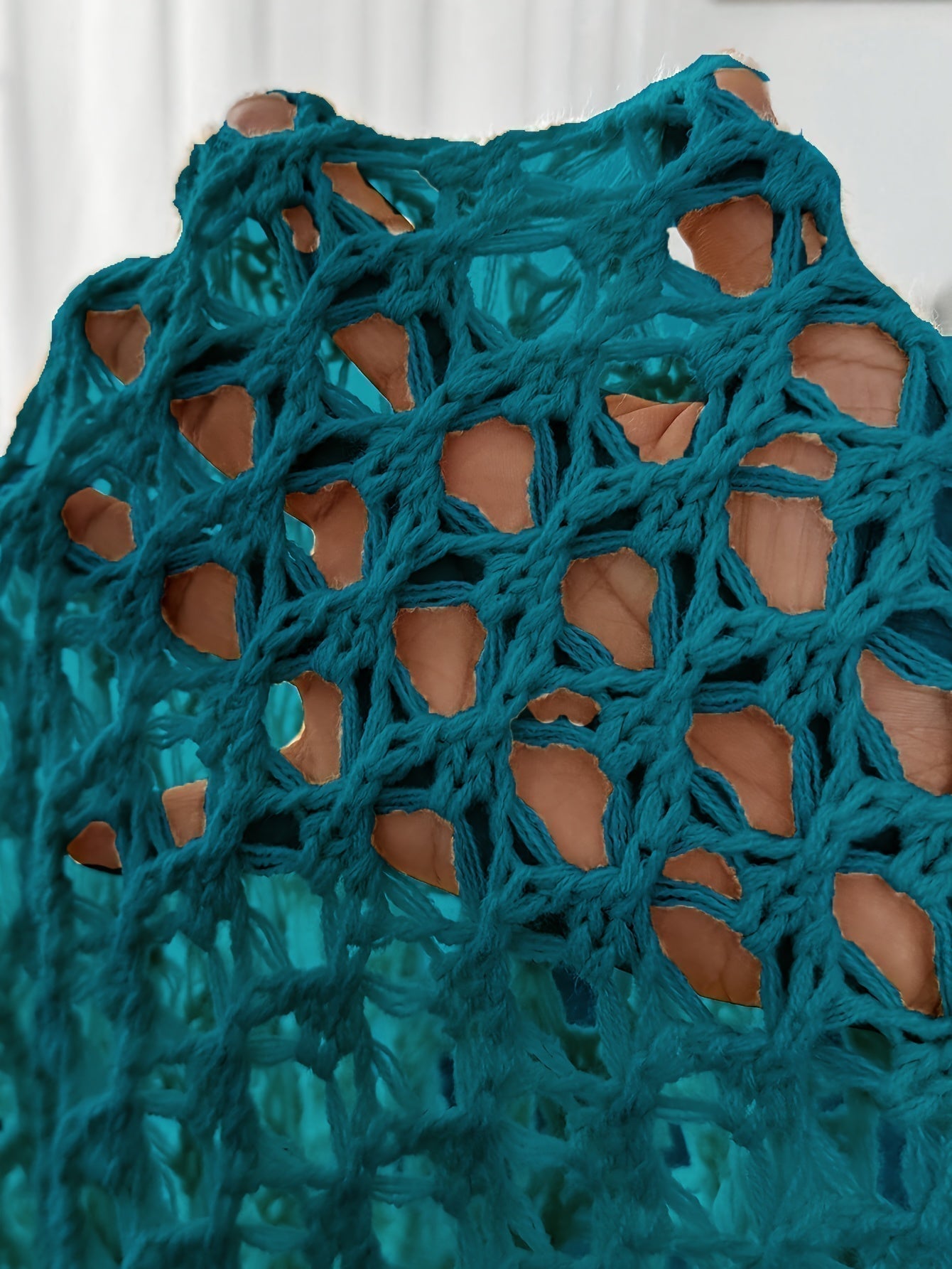 FLORIANA – OPEN KNIT BLOUSE