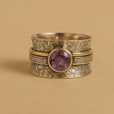 Bohemian Crystal Meditation Ring