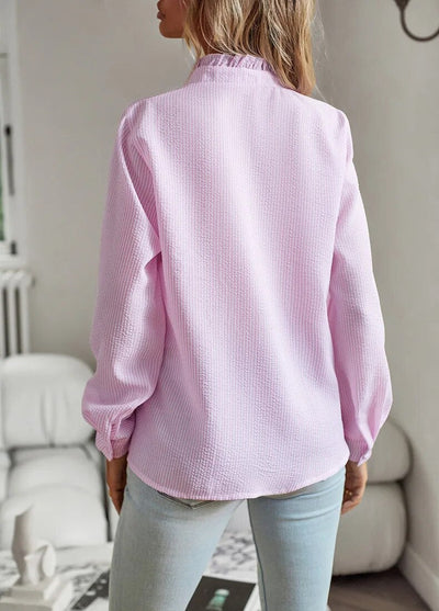 ARIA - RUFFLE LONG SLEEVE SHIRT