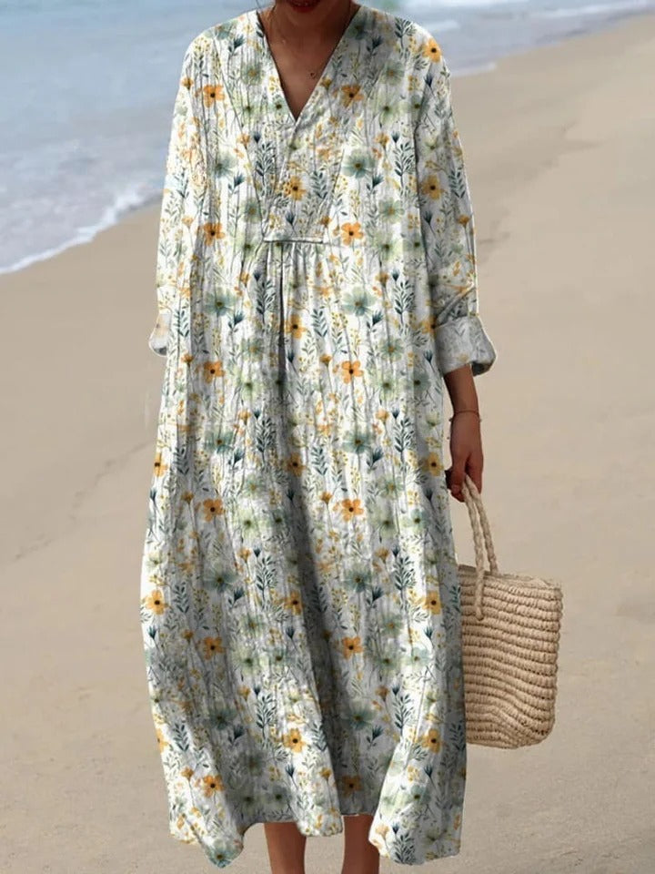 Bristal - Cozy Meadows Floral Buttoned Cardigan