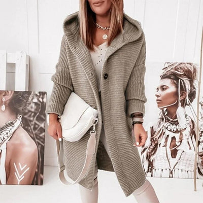 Pamela - Hooded Long Cardigan