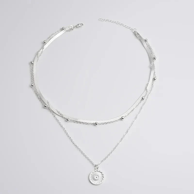 Ivy | Three-layer Round Necklace