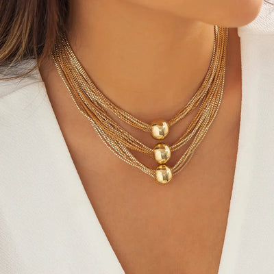 Triple Elegance Necklace